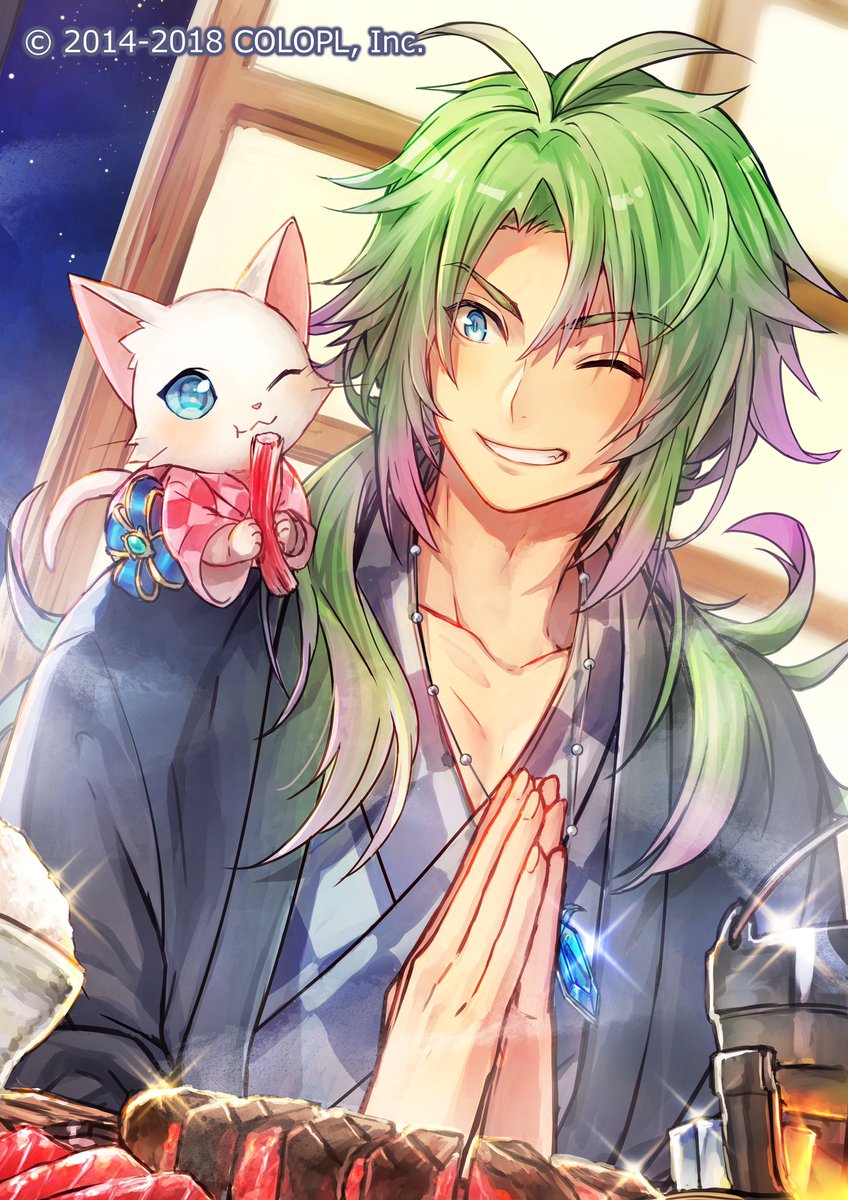 白猫 最住さんの浴衣ダグラスが素敵すぎる イラコン応援イラスト 白猫まとめmix