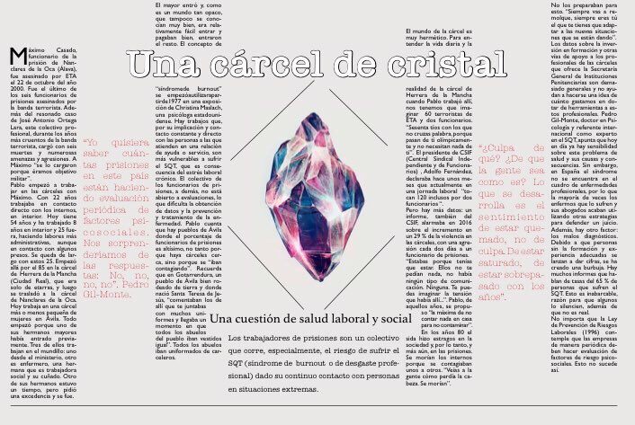 Hace unos meses hice un reportaje sobre el Síndrome de quemarse en el trabajo en personal penitenciario. Hoy se publica en #Voces, en Centroamérica. Gracias <a href="/Juandesola/">Juan de Sola🎙️</a> por ayudarme a que esta historia sea contada ▶️ voces.org.sv/2018/05/07/una…