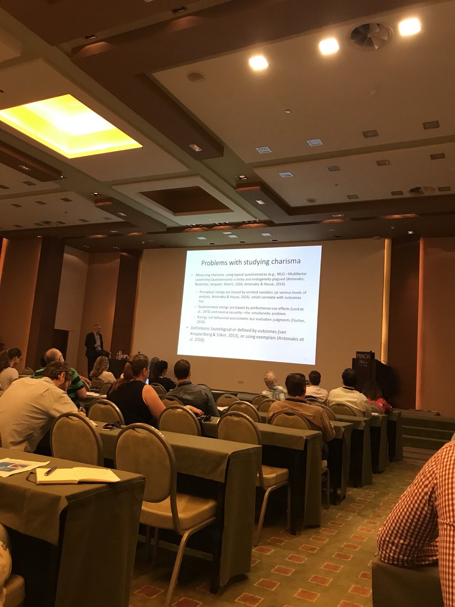 ProfKunze's tweet photo. @JohnAntonakis presenting methods for making causal claims in (charismatic) leadership research @IplSymposium #3rdIPLS https://t.co/LVkMy6SzZ6