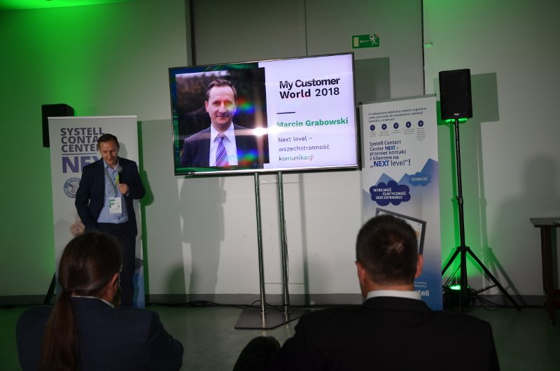 MANITU_SysTell's tweet photo. MyCustomerWorld Forum &amp; Expo 2018 za nami @Maciej_Bus  - szacun za organizację wydarzenia! Cieszymy się, że nasz nowy system Systell Contact Center Next wzbudził duże zainteresowanie zwiedzających. Zapraszamy do kontaktu i wypróbowania wersji DEMO. https://t.co/Cd3DU2267f
