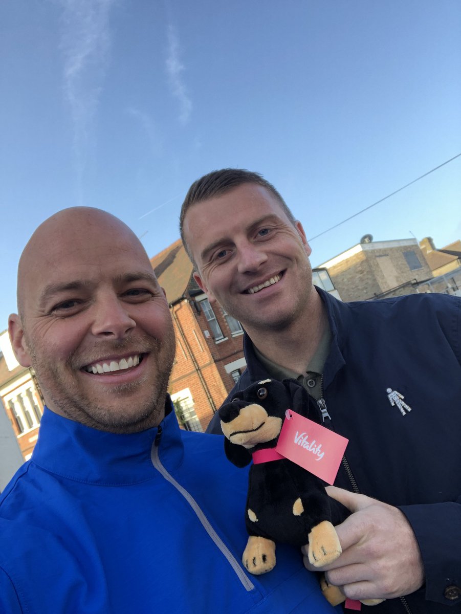 Spearsy79's tweet photo. On our way to @Arsenal at the Emirates today for the @Vitality_UK football event and we’ve got Stanley with us #StanleyAtWork #notreallywork https://t.co/2AQs3Zc1TX