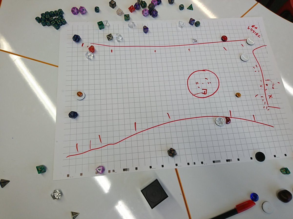 The dry river, littered with undead during an epic #DnD intro GM'd by <a href="/JKBLilly/">Jonathan Lilly</a> thanks! When does the campaign start?