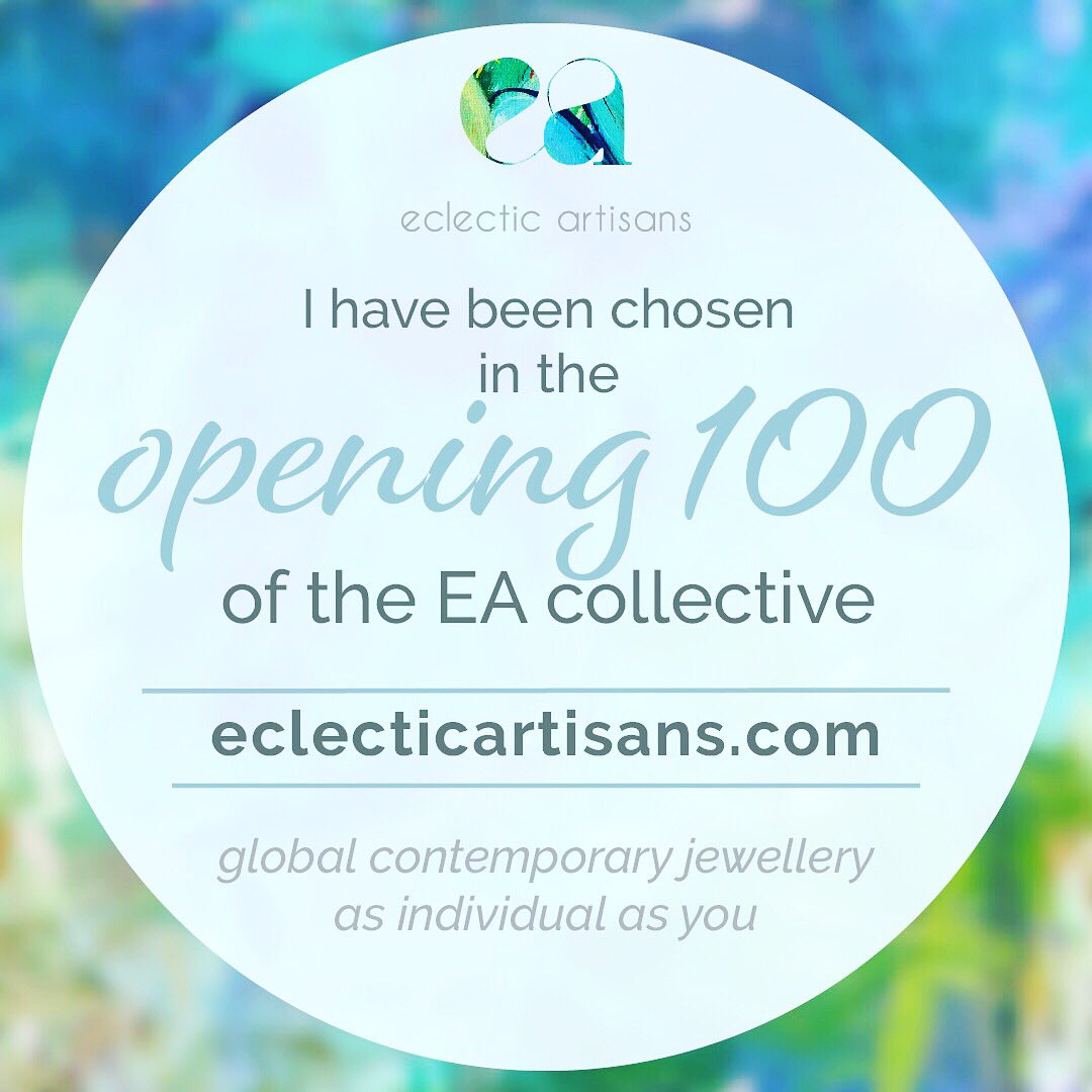 Excited to be selected for the opening 100 artisanal jewellers featuring on Eclectic Artisans NOW LIVE webshop. Do check it out eclecticartisans.com #eclecticartisans #artjewellery #artjewelry #sculpturaljewellery #independantmaker #whattowear #uniquecouture #jewelleryartisan