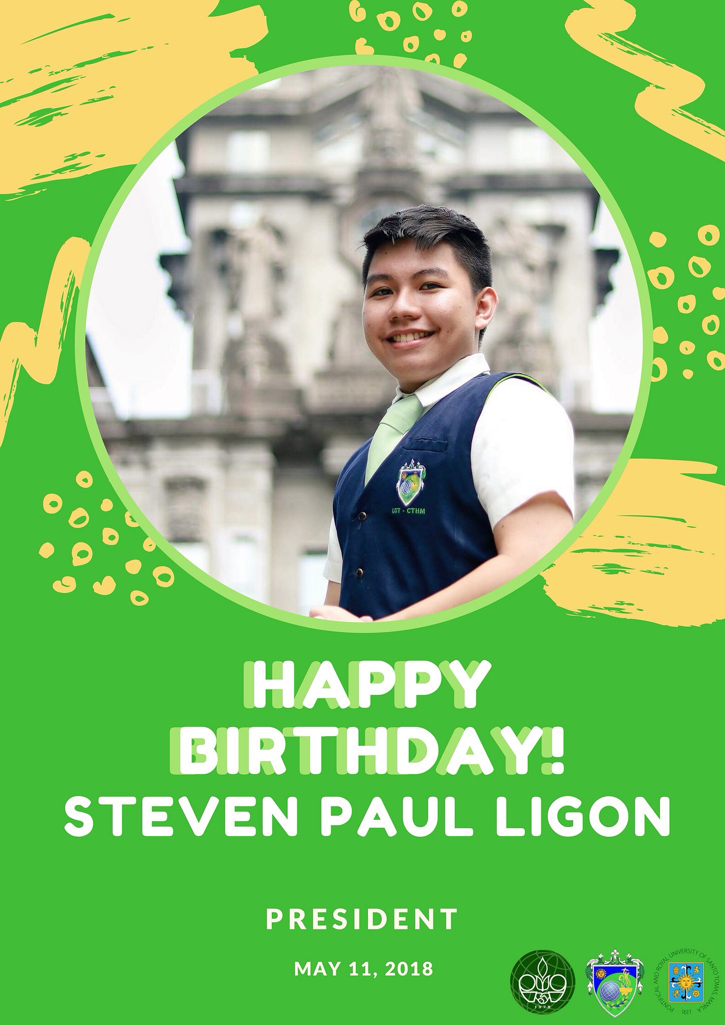 Happy Birthday to our President, Steven Paul Ligon! Your COMACH CTHM family loves you!  