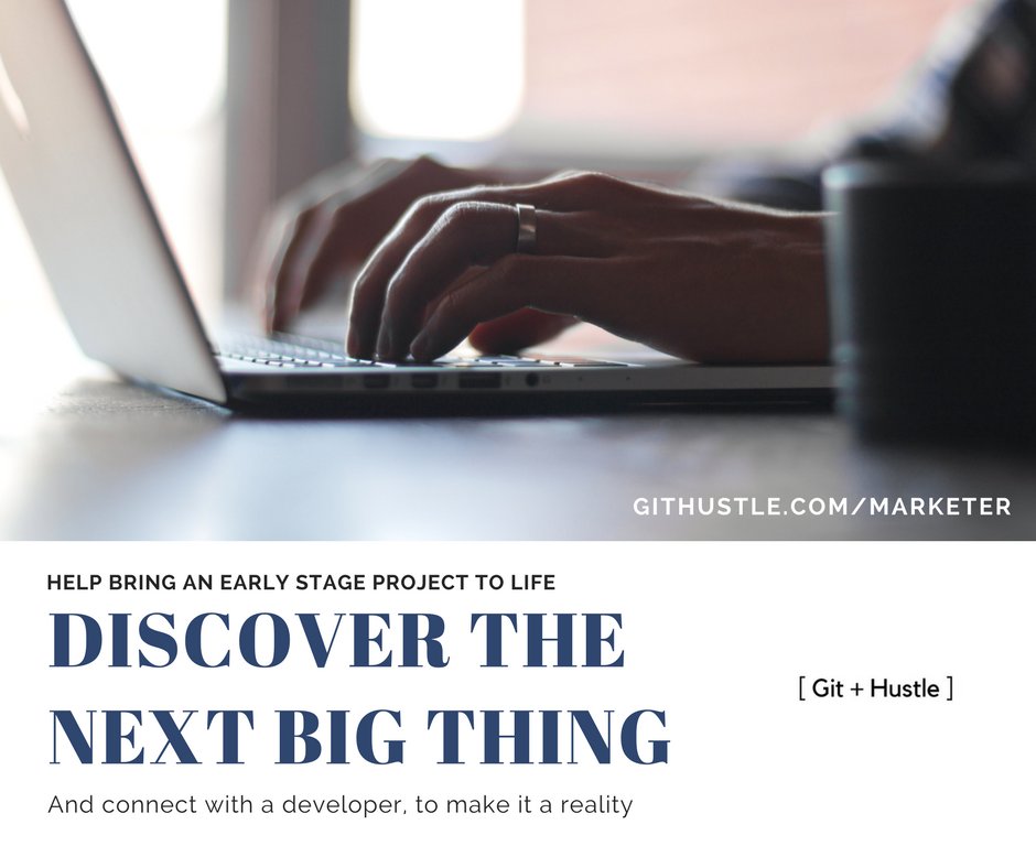 thegithustle's tweet photo. @AnilBatra Do you work with early projects?  With hands-on marketing? Or you know some who would fit this? Find more @ https://t.co/NZpxO6SMPw
#githustle #sideproject #developer https://t.co/XKwjIYvzC1