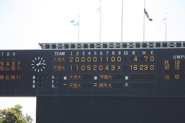 SportsHochi's tweet image. 天理大がリーグ新の２３安打で圧勝…田中秀がリーグ新の１シーズン１８打点 dlvr.it/QSTfgS