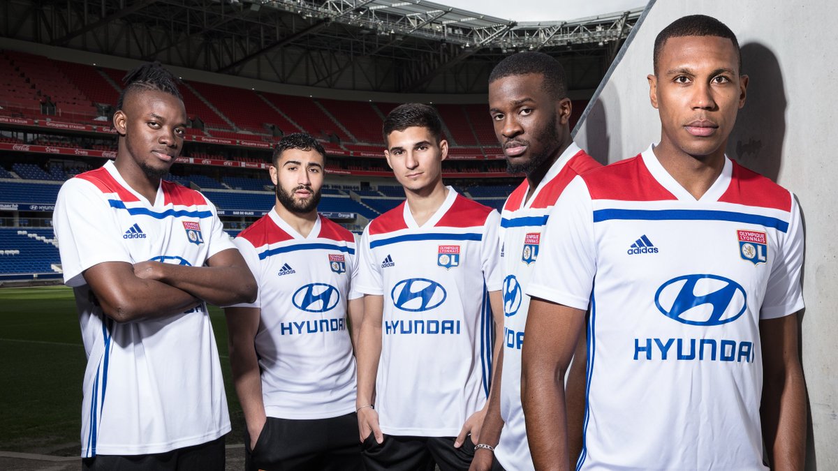 OL's tweet photo. #HereToCreate
Equipés pour créer. 
Notre nouveau maillot domicile 2018-2019. 👉 https://t.co/opnc0j4OGj https://t.co/S22kgJeqaa