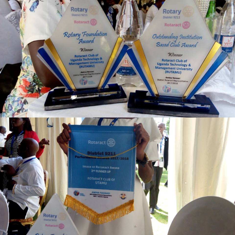 utamu_uni's tweet photo. CONGRATULATIONS @RUTAMU2 

-Winner Outstanding Institution based Club Award
- Winner. Rotary Foundation Award
- 2nd Runner Up Image of Rotaract Award.
 at the 93rd District Conference &amp; Assembly - D9211
#DCA93
cc @SarahOwembabazi @koretah https://t.co/0mnAAn8QAx