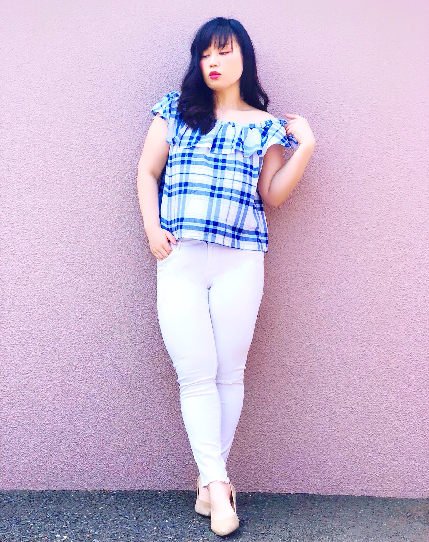 小川みこ ラファーファ Sur Twitter 着回しコーデ この前の褒めてもらった オフショルを着回してみた Tops Zara Size L Pants Uniqlo 今日のコーデ コーデ ぽっちゃりコーデ ぽっちゃりモデル ぽっちゃり Model Plussizeoutfit Outfit お洒落