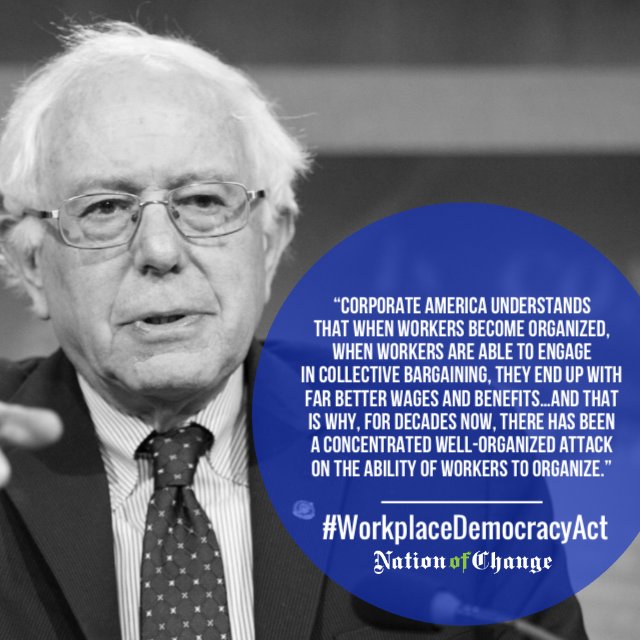 NationofChange's tweet image. #berniesanders #workplacedemocracy #workplacedemocracyact