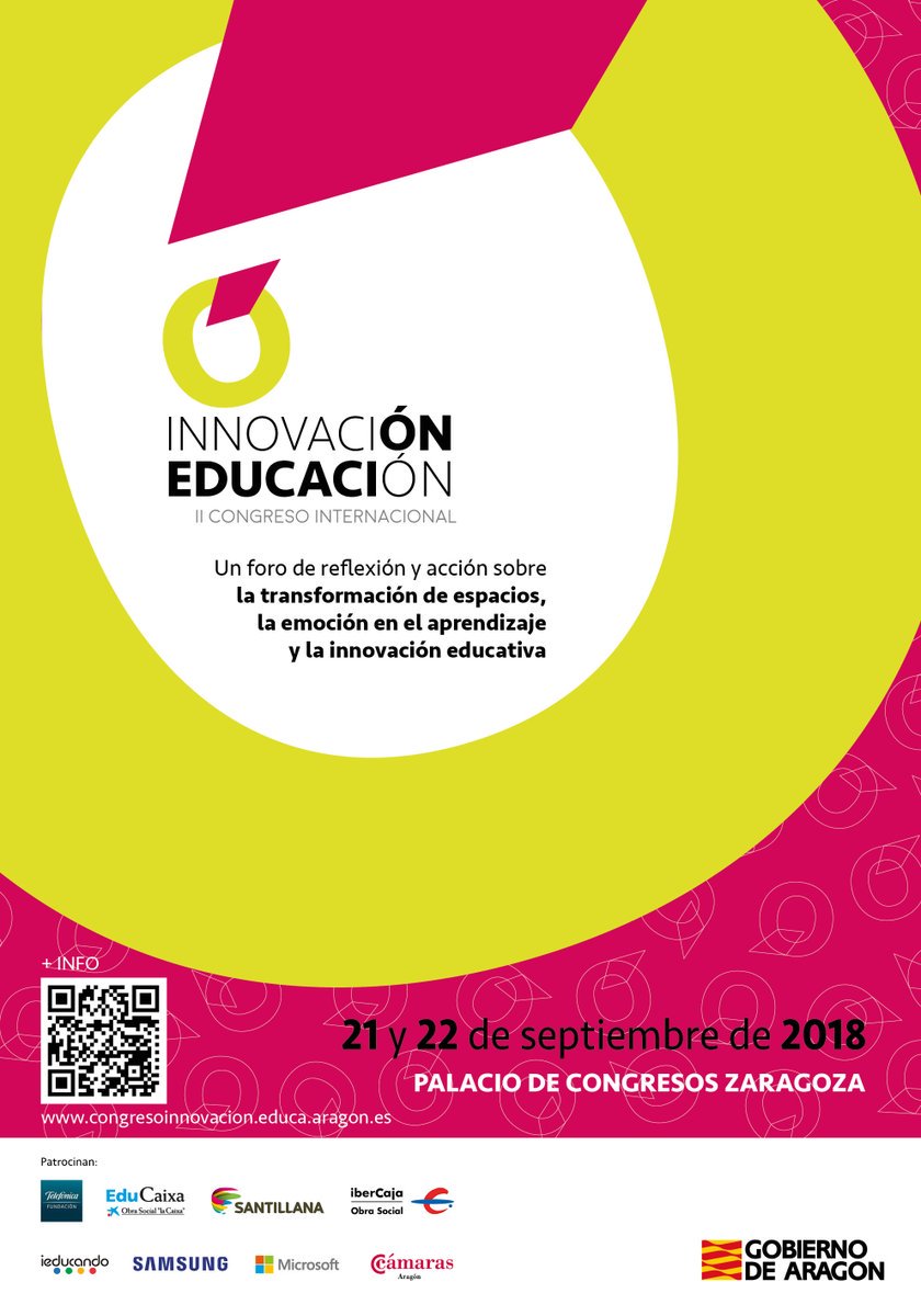 Tic tac, tic tac...Ya queda menos para el II Congreso Internacional de #Innovación Educativa. Recuerda que el periodo de inscripción se abre este lunes, día 14, a las 18h. Inscríbete en goo.gl/hJzaiK #EducaAragón #CongresoInnovaEduca