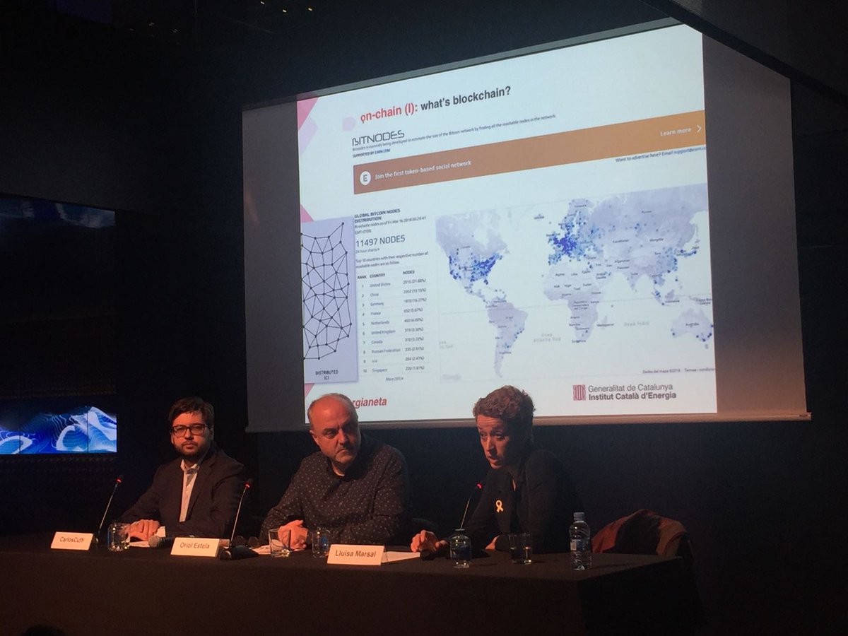 pembarcelona's tweet photo. .@BeIntelligenter“Els beneficis del model basat en la #blockchain va+enllà de l’autogestió i l’autosuficiència:permeten abordar de manera diferent la pobresa https://t.co/b7pWhZuXk2 comunitat podria decidir absorbir aquests usuaris sense l’aprovació d'empreses” #MetropolisDigital https://t.co/THojEPeOHz