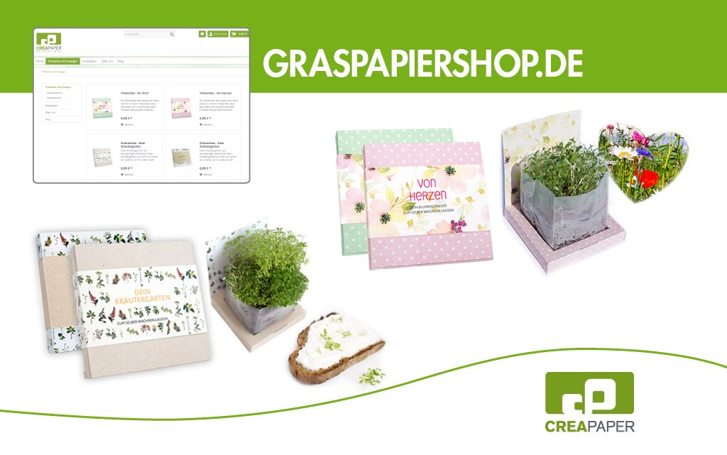 graspapiershop.de ist online!!  Shop-Infos: Graspapierherstellung, Videos, Graspapierprodukte kaufen, uvm. #graspapier #gras #grass #creapaper #shop #onlinekaufen #geschenke #kräuter #blumen #nachhaltig #grasbox #box #graspapierverpackung #graspap