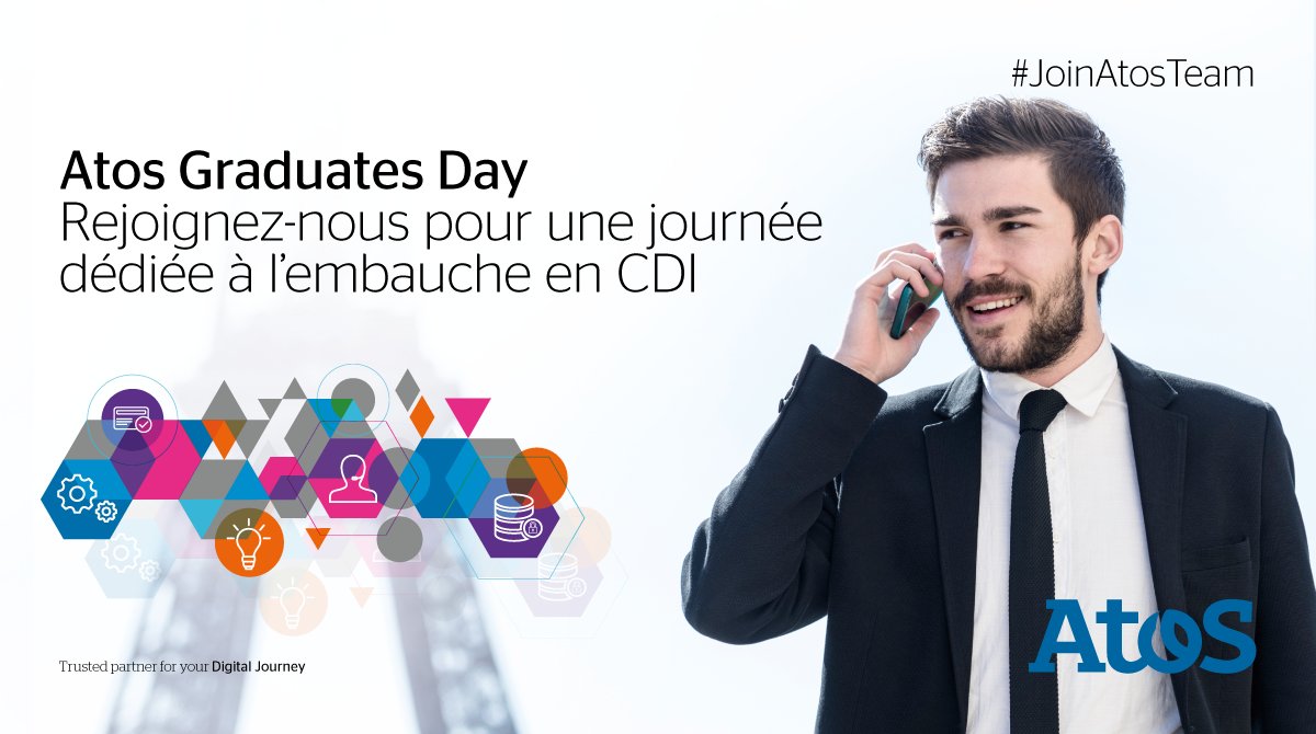 AtosFR's tweet photo. [#AtosRecrute]
Grande session #recrutement le 30/05 sur l'#AtosCampus de #Bezons ! Si vous êtes à la recherche de nouveaux challenges professionnels et êtes passionné(e) par la sécurité informatique 👉 https://t.co/ChgxB4LA73 #emploi #i4emploiR #JoinAtosTeam https://t.co/a83EISFEc8