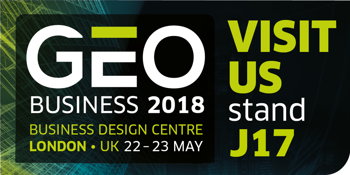 3DsurveyDrone's tweet photo. It's less than 2weeks until we’re exhibiting at @GEOBusinessShow. Join us on 22-23rd May for the UK’s biggest geospatial event!  #UtilitySearches #GEObiz #3dsurvey https://t.co/Il1Go6lJ3c