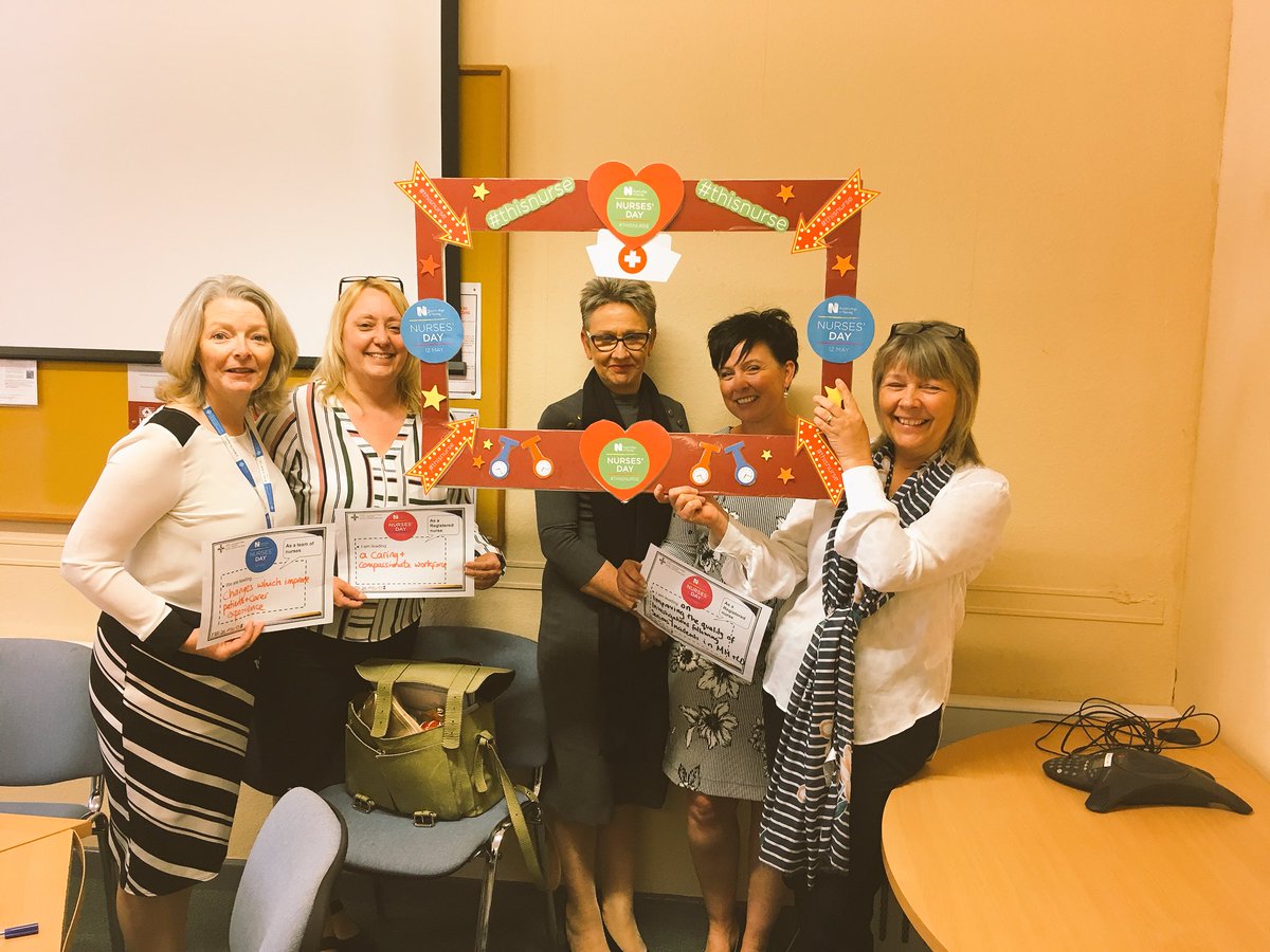 <a href="/HywelDdaHB/">Hywel Dda UHB</a> Senior Nurses  saying Happy Nurses Day &amp; thankyou to all nurses