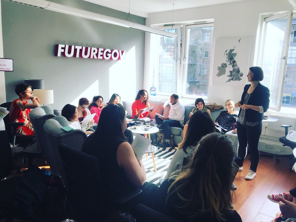 AdasList's tweet image. A fantastic morning with @nerdette and 30 Ada’s Listers working through negotiation tactics and more