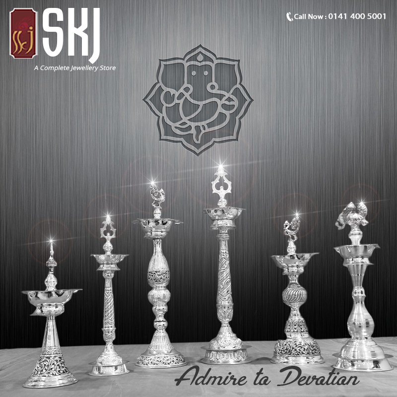 Purity and Royalty at your home when combines with luxury gives an aesthetic peace! 
Such beautiful products are only available at SKJ.
Visit SKJ Now

#SKJJewelleryStore #Acompletejewellerystore #Silver_Decorative_Piece #PurityandLoyalty #AesthaticPiece #BeautifulProducts