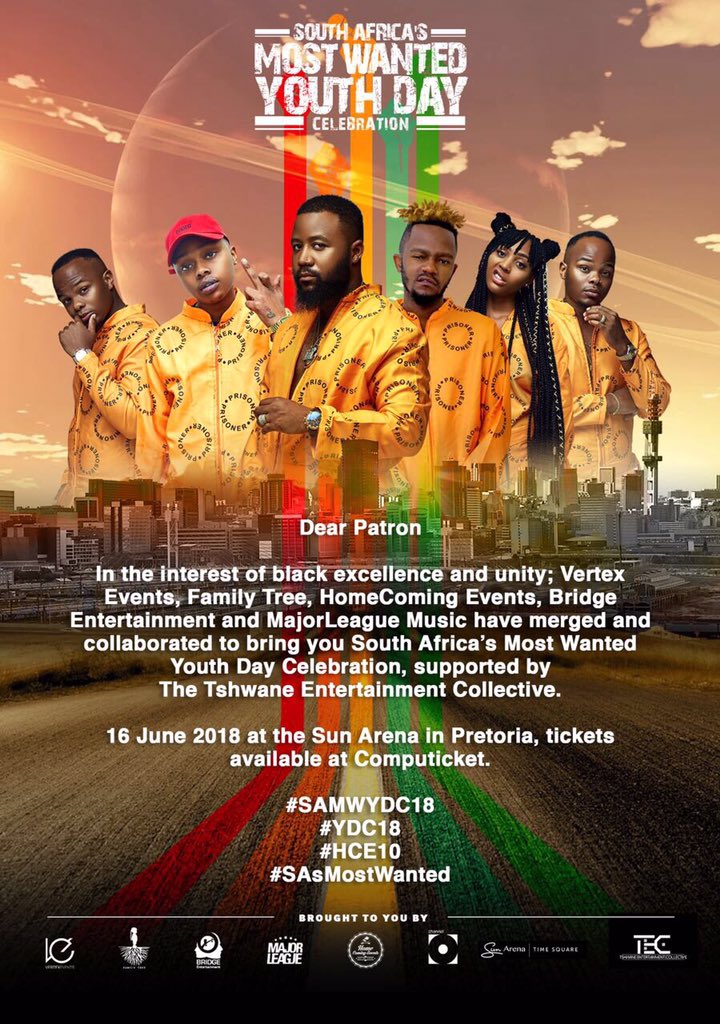 SA's most wanted! 16 June!!! PTA!!!!!!⚠️⚠️⚠️⚠️⚠️⚠️⚠️⚠️⚠️⚠️⚠️⚠️⚠️ #SAMWYDC18 #YDC18