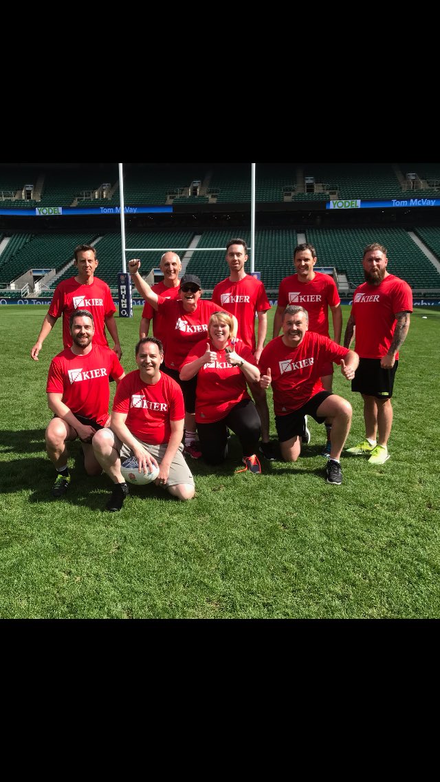 MartinPalmer_'s tweet image. A pleasure to host this wonderful team from Kier Group at the #o2bizrugby yesterday #weartherose #O2Touch #enterprise