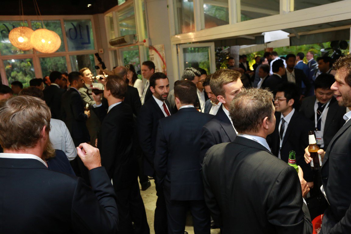 FIX_Events's tweet photo. Amid the rain, delegates of the HK FIX Conference turned up in full force for the post event networking which went on till late.  What a way to wrap up a wonderful day.  #fix_events https://t.co/eRYRSyupyb