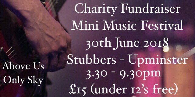 _aboveusonlysky's tweet photo. Fundraising event - £15, Under 12’s go free. 
(Alcohol Free Event)

Online ticket sales; 
https://t.co/teKGLxN3vH
Event Details;
https://t.co/1E4Wg7JAEc

@chelmsdio @YMCA_TG @HornchurchLife @UTaproom @UpminsterInfo @rustyrockets @FrankOnTheRadio @RomfordRecorder @LiamColemanRec https://t.co/zsQChCU2Cn