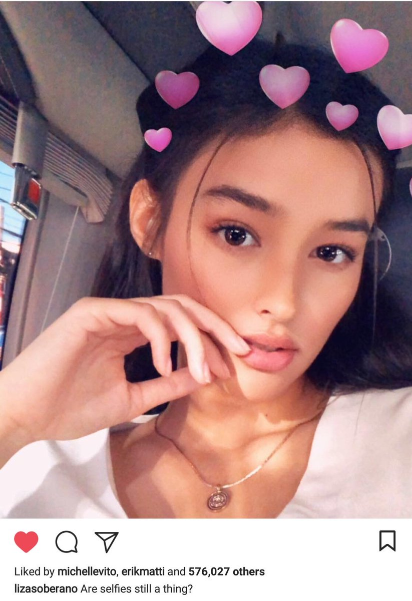 lizastats's tweet photo. .@lizasoberano's selfie post is her 19th post to hit 500k+ likes!

#LizaSoberano #BAGANIBagongTuklas https://t.co/ax0BziGZXZ