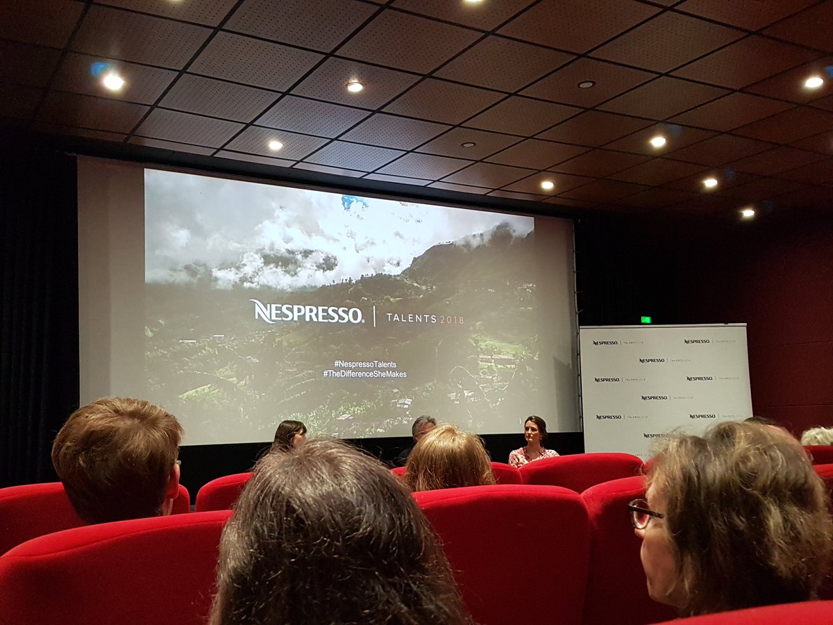 oblikon's tweet photo. C'est parti pour la remise des prix pour le concours de courts métrages #NespressoTalents #ThedifferenceSheMakes #Cannes2018 cc @NespressoFR https://t.co/LFHRR7FRuG