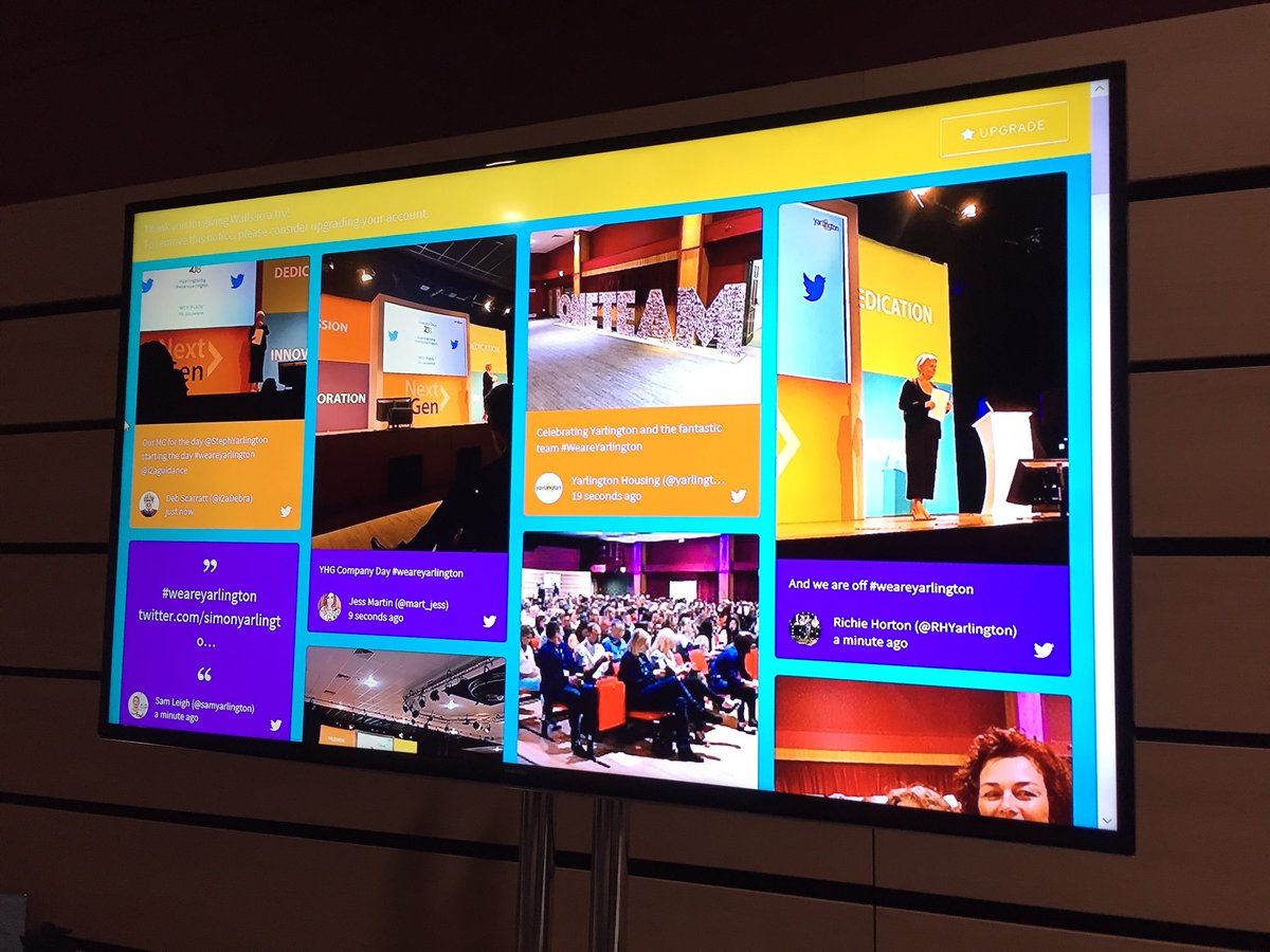 GemSnell's tweet photo. Loving the #live Twitter feed at our #companyday. @LCYarlington fab idea 🙌🏼 #weareyarlington https://t.co/7SwBbKYc8W