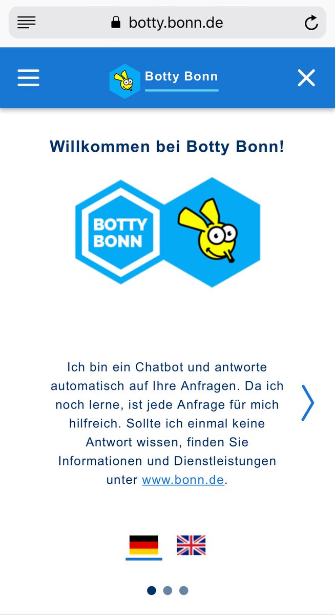 ChatbotBonn's tweet photo. Das #Bonner Communityprojekt ist noch in einer frühen Testphase. Ein paar Funktionen können mit Livedaten unter https://t.co/acGLFd1HWa schon ausprobiert werden. https://t.co/GMESXcdzv6