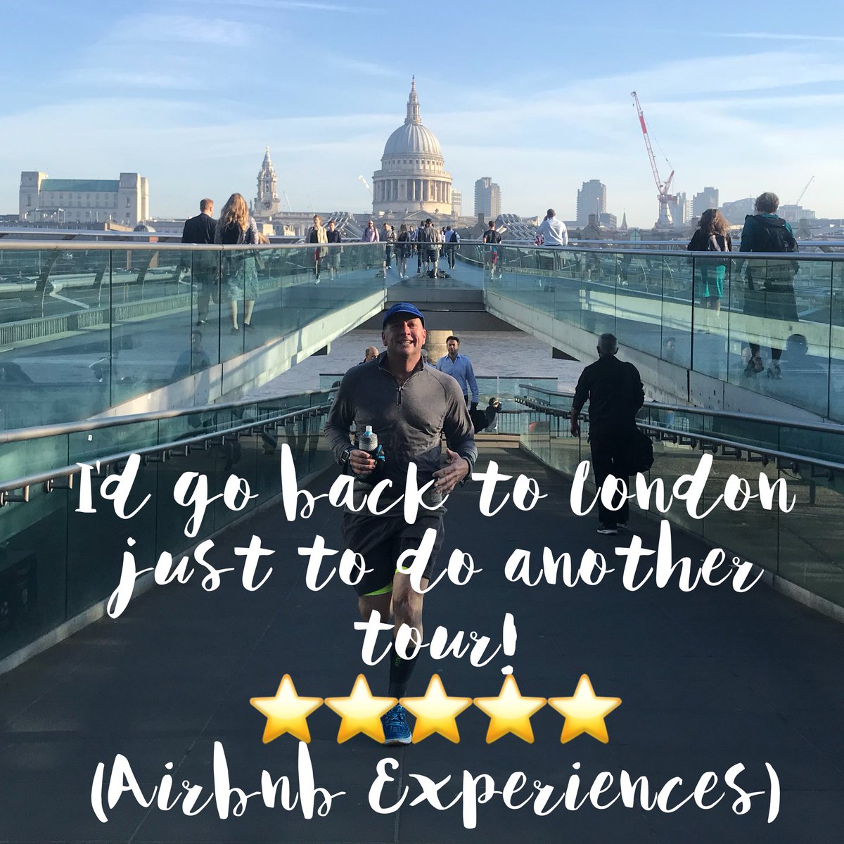LoveLDNRunning's tweet photo. "I'd go back to London just to do another tour!" Thanks Bill for rating #LoveLondon #RunningTours 5/5 ⭐️⭐️⭐️⭐️⭐️!
#VisitLondon #holidayrun #holidayworkout #sightrun #sightseeingrun https://t.co/f3a0LiEayy