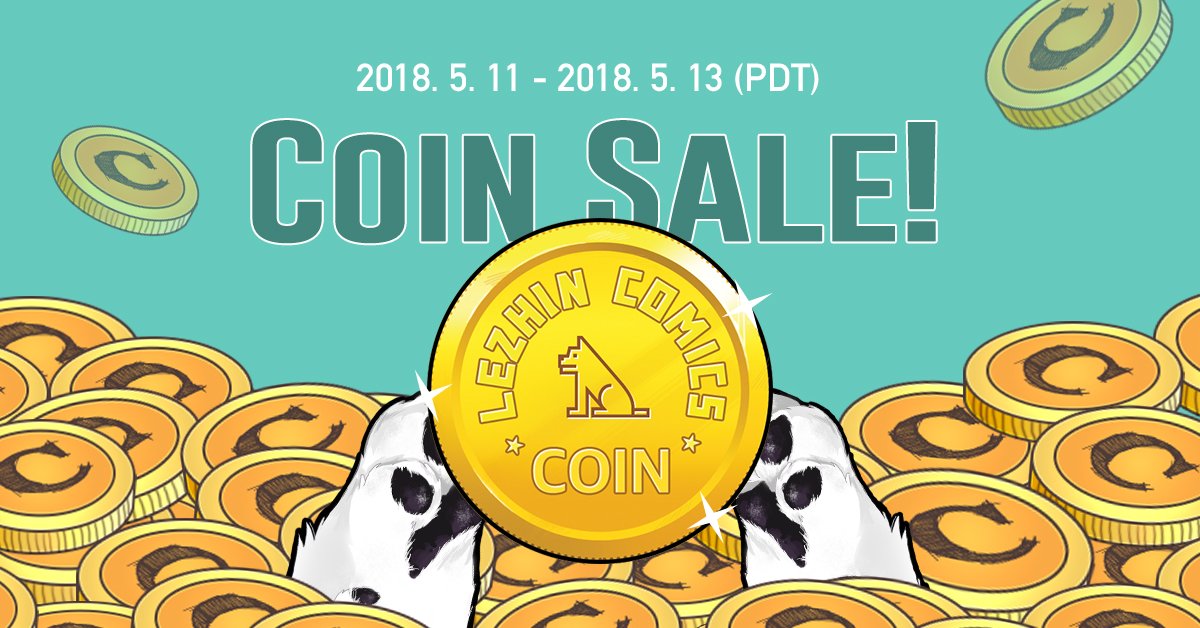 LezhinComics_US's tweet image. #limitedtime #Coinsale #3daysonly
👾Get Coins for up to 20% OFF the original price!
👾For a limited time only: 2018. 5. 11 - 5. 13 (PDT)
▶️bit.ly/2HNExVu