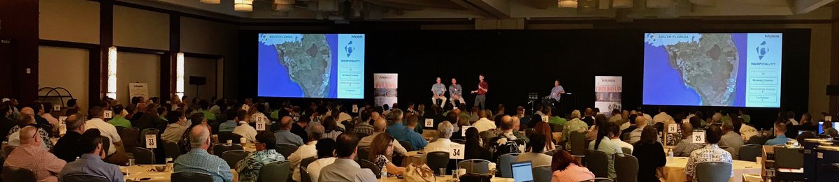 mossconstruct's tweet photo. Andrew McAllister, Brett Atkinson, Mike Little, and Scott Desharnais executive vice presidents at Moss debriefing employees on what's happening in our different market sectors #PLM2018 #ProjectLeadershipMeeting #MossCM #ContagiousEnergy #EntrepreneurialSpirit #HonorRelationships https://t.co/6rJXMuihkx