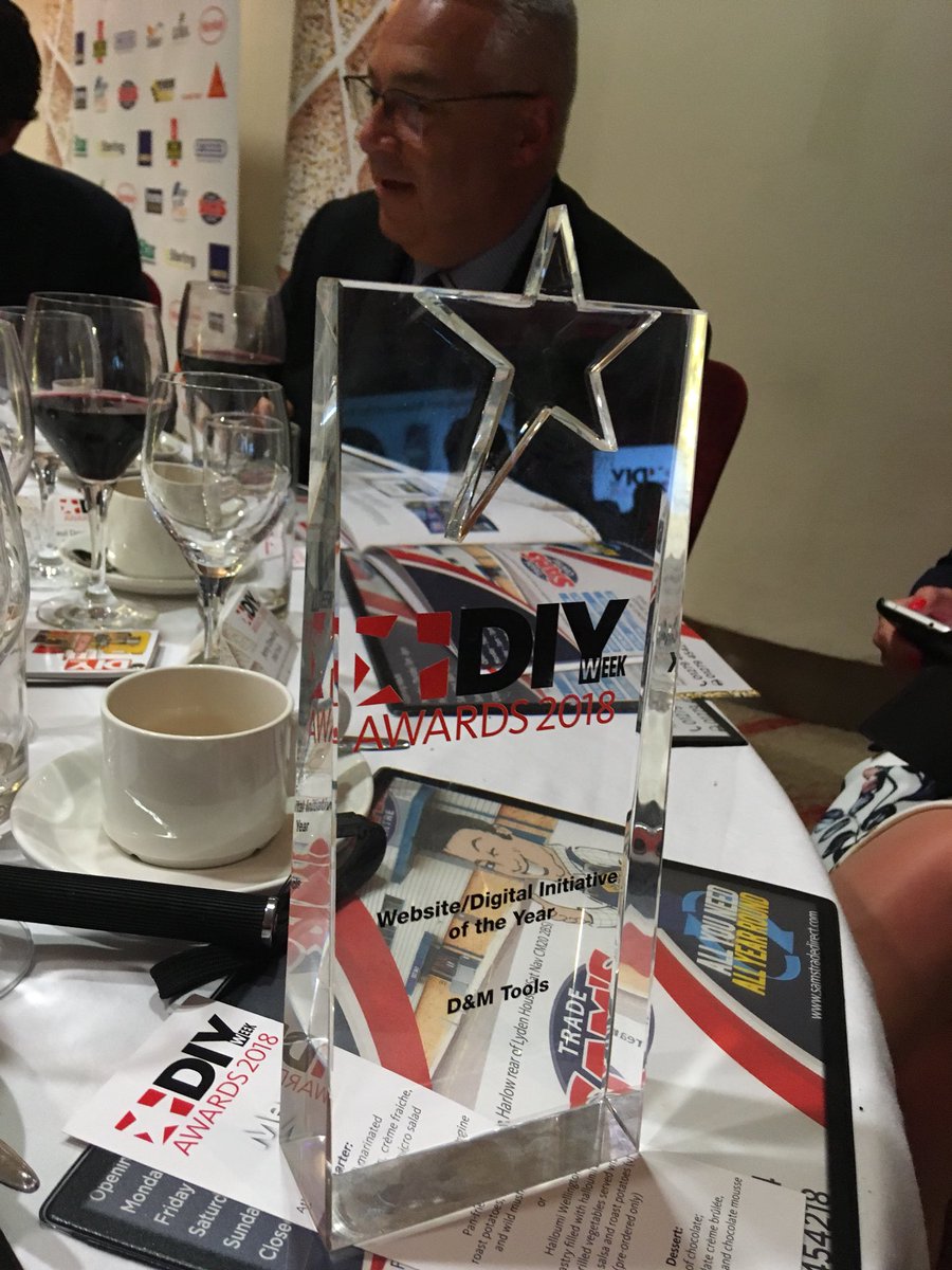 DM_Tools's tweet photo. And we’re the winners! Website/Digital Initiative of the year! #DIYWEEKAWARDS2018 https://t.co/T7HdcfPJMU