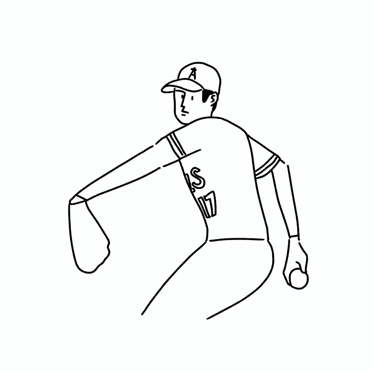 ベスト 大谷 翔平 イラスト イラスト画像