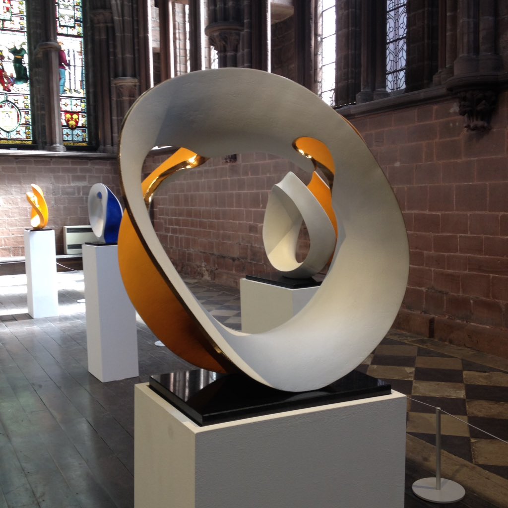 Congratulations Matt @sculpturalforms !! We popped in yesterday and it looked great! @chestervisarts @VisitChester_