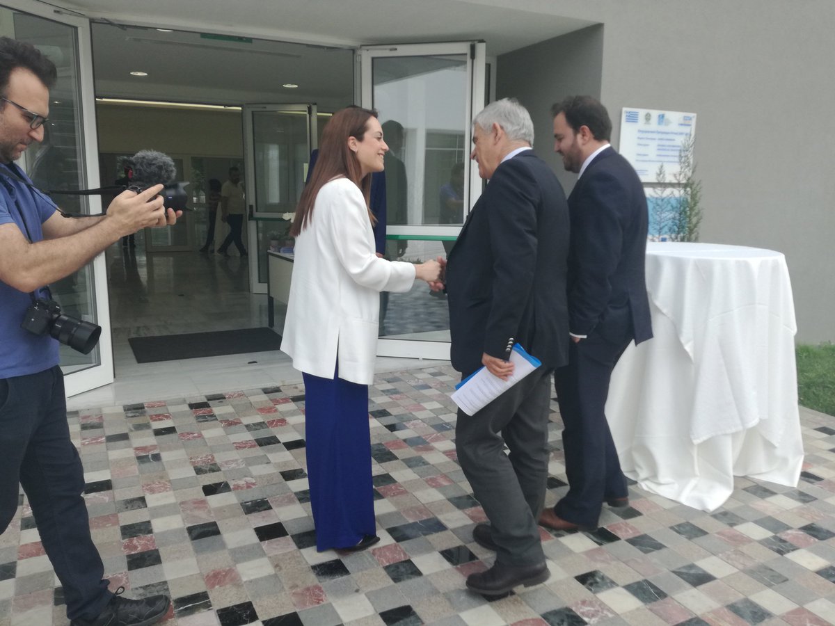 ESDF_IRTEA's tweet photo. @nikos_toskas, Alternate Minister of Interior and Citizen Protection, just arrived at #ESDF2018

#ESDF2018 #EU #CFSP #CSDP #IRTEA #1st_day #3rd_Panel_Discussions https://t.co/Y5iDgreytu