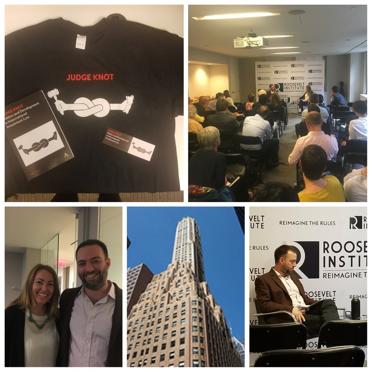 toddntucker's tweet photo. Thanks to all who came out to the NYC launch of #JudgeKnot @rooseveltinst last night! We had a great crowd and @haleybureau was excellent as always! https://t.co/sGr8Axc6nS