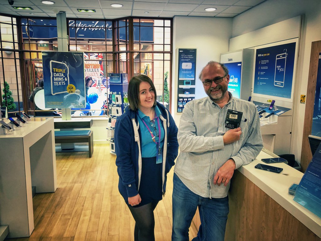 TD_Morpeth's tweet image. We have another winner!!! Anthony came in for a free check, and whilst we couldn’t save him any money…he won a £5 M&amp;amp;S voucher for his dinner! 

#whyo2 #O2Morpeth 

@neilstorey1 @daleclark22 @Habib_Khatib @SandersonArcade
