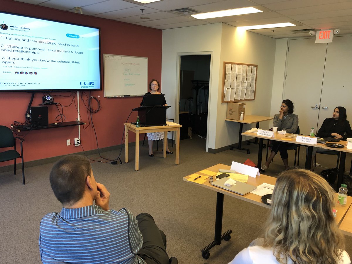Brian_M_Wong's tweet photo. Has been so great to have @karynbaum involved as guest faculty in our EQUIP QI certificate course. Brings a wealth of wisdom from her dual role as health system and education leader @CQuIPS #bridgingleader https://t.co/ZQ8Ibsoyw2