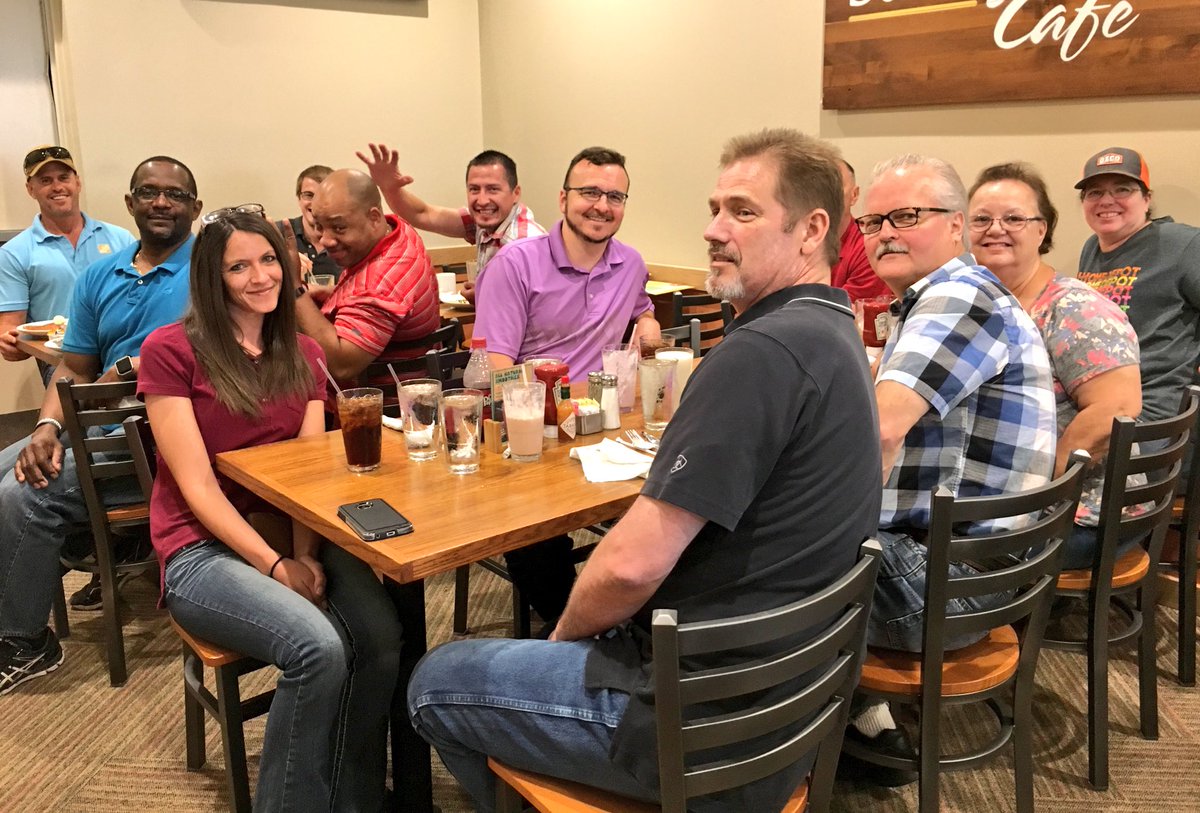 todda113's tweet photo. Post-inventory recovery breakfast! @THD_Roanoke_TX   Thank you team for your hard work and a great morning! #badgerup #swbest https://t.co/RrDI79faU9
