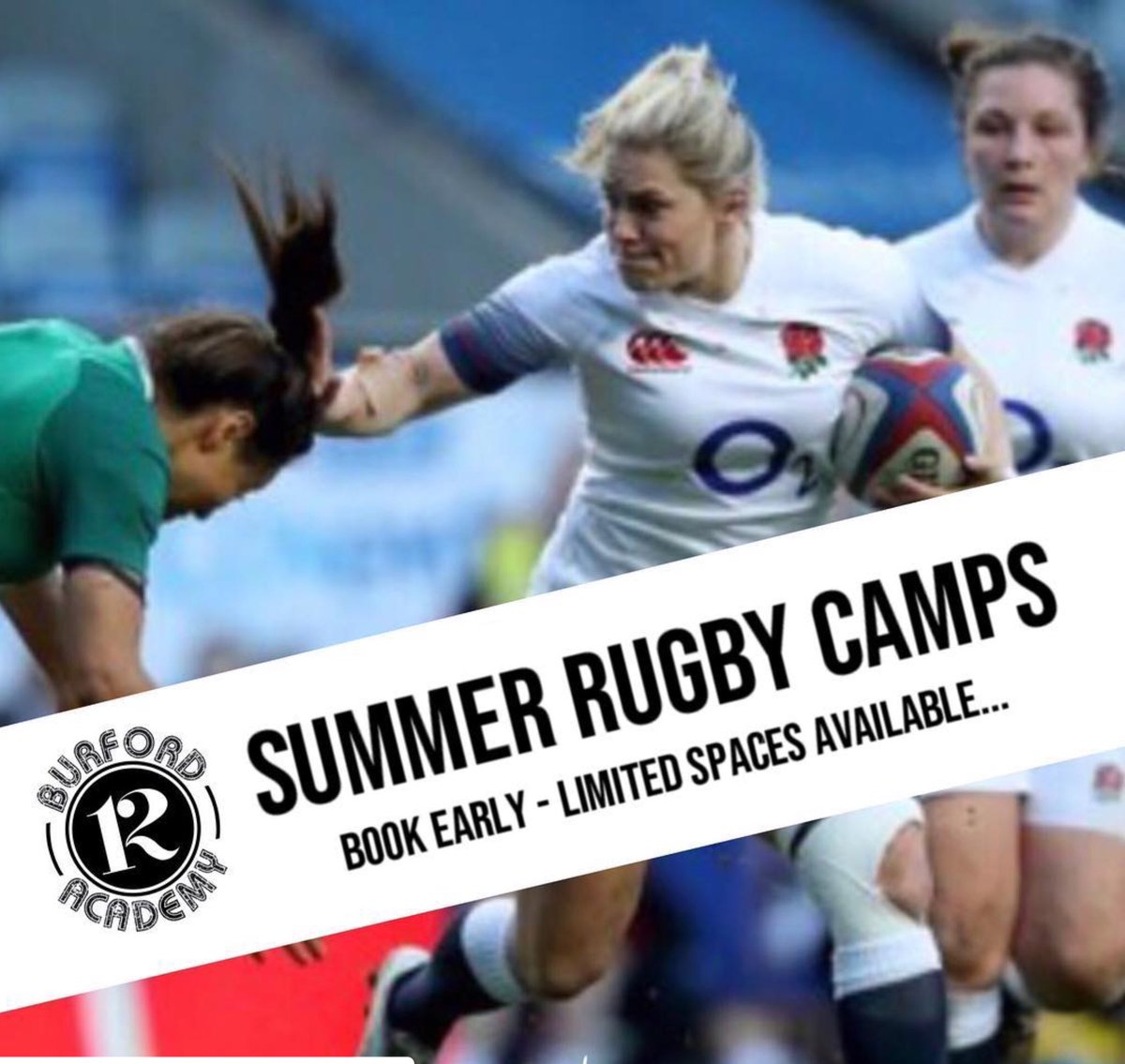 GirlsRugbyClub's tweet photo. 🔥The Burford Academy is back better than ever! This August, 4 International players will be coaching the girls putting them through their paces, refining their rugby skills and more!! Whether you are just discovering the sport or a regular player! Link in Bio for more info🙌🏼🏉 https://t.co/NQeXLosf3P