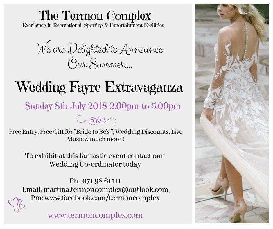 Thee Wedding Extravaganza, not to be missed #weddings  #exhibitions #venues #bridal #cake #Donegal
