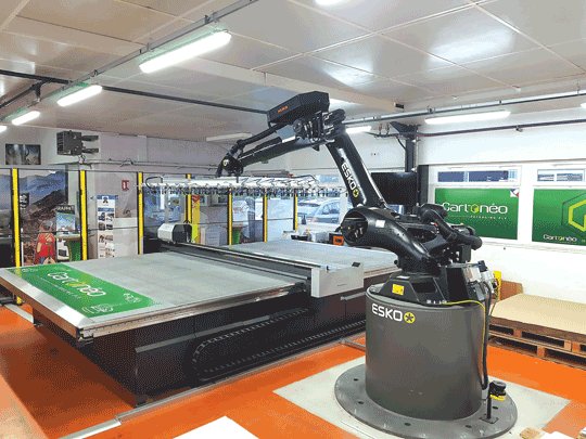 ViscomupMagazin's tweet photo. Sistema de producción automatizado y mesa de corte robotizada para Cartonéo
https://t.co/c1z7LRskUy https://t.co/cHZlQQ1j2M
