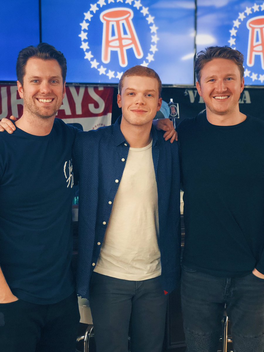 We've got <a href="/cameronmonaghan/">cameron monaghan</a> on <a href="/KFCradio/">KFC Radio</a> today. You know him from Shameless and Gotham. Very smart and cool dude. Great interview. itunes.apple.com/us/podcast/kfc…