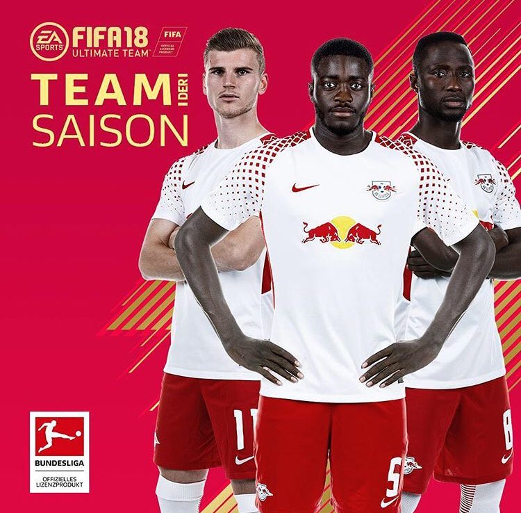 RBLeipzig's tweet photo. ✅ setzen!

Wählt @timowerner, Naby #Keita &amp; Dayot #Upamecano noch bis Sonntag ins @Bundesliga_DE-Team der Saison. 🔴⚪️

Zum Voting 👉 https://t.co/omkWCn4ORD

#FUT18 #TeamOfTheSeason #Bundesliga https://t.co/y7eldBBrk6