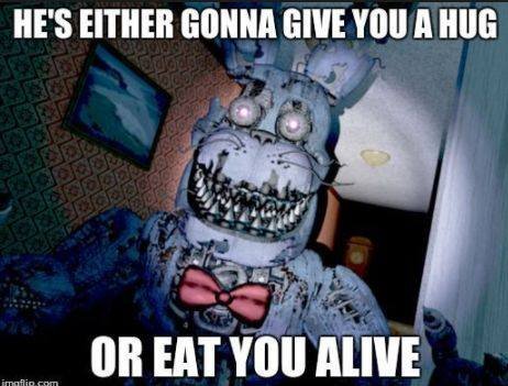 TheSpringtrap_'s tweet photo. Second option. I never survive. https://t.co/S1rtznp4rj