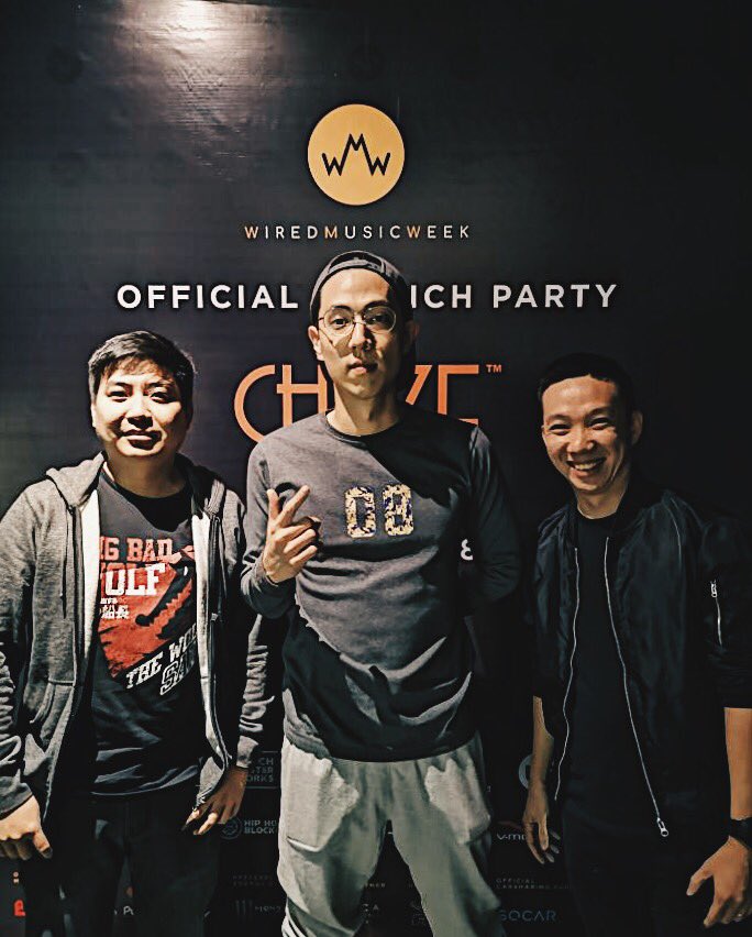 FlyFM958's tweet photo. Come on down and say hi to Ivan, Simon Lee & Alvin right NOW at the #WiredMusicWeek Launch Party! 👋🏼 https://t.co/H5358euqHF