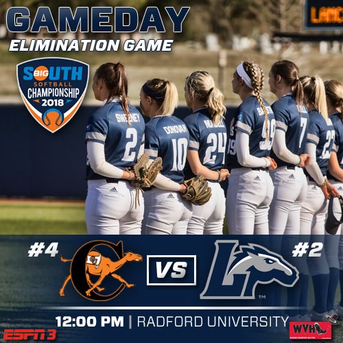 ElwoodLancer's tweet photo. Elimination Game at 12:00 PM | #2 seed @LongwoodSB vs #4 seed Campbell face off in a must-win game to keep their championship dreams alive!!! Stream the game on ESPN3 or listen live on @929WVHL #GoWood #WoodYouBelieve https://t.co/Qawn5ahP1D