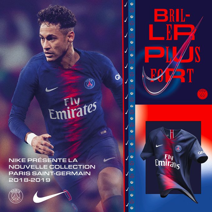 Neymar Paris Saint-Germain's new strip